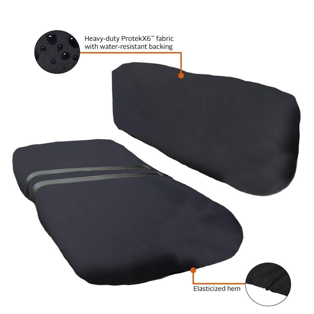 Classic Accessories 78377 QuadGear UTV Seat Cover for Polaris Bucket Seats, Black V8I4 - product image 3