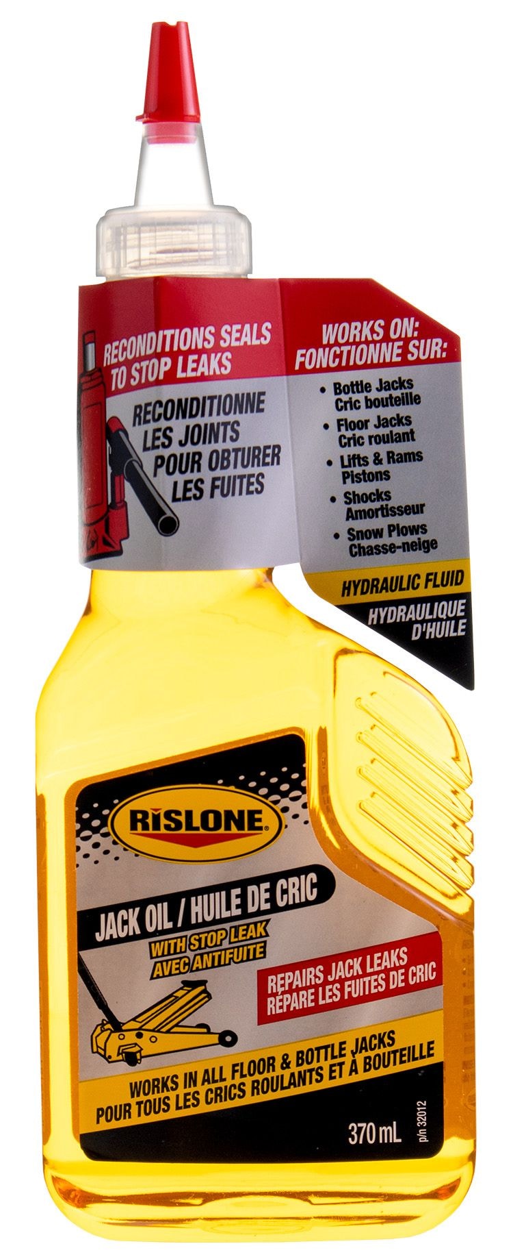 32012 Hydraulics Jack Oil with Stop Leak, Amber, 370-mL L4N6 - product image 1