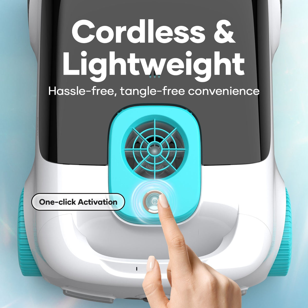 Scuba L1 Cordless Robotic Pool Cleaner, Tri-Motor, Advanced Filtration & Quick Drain, Ideal for Above-Ground Pools up to 1,100-sq.ft. U3F0 - product image 4