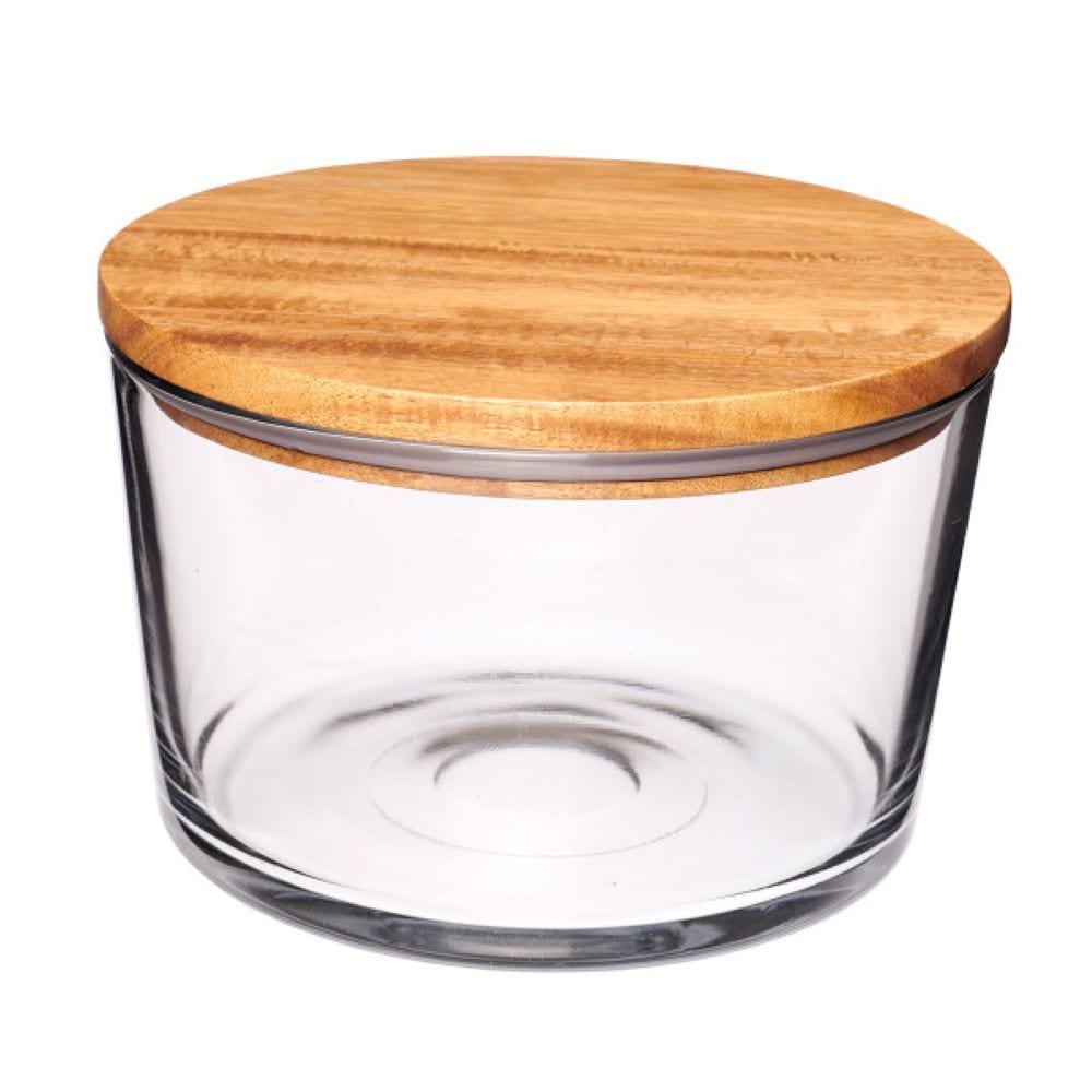 Large Bowl with Acacia Lid K5W6 - product image 1