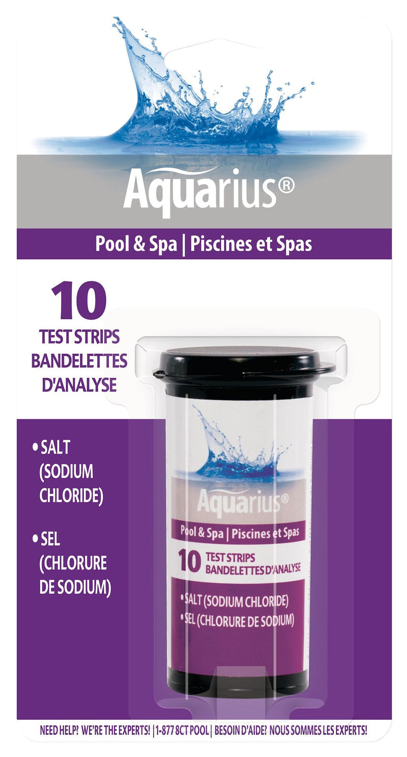 Sodium Chloride Pool & Spa Salt Water Test Strips, 10-pk E5X2