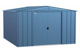 Classic Galvanized Steel Storage Shed, Blue Grey, 10-ft x 12-ft W0W3 - product image 3
