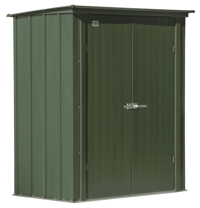 Elite 14x16-ft Anthracite Steel Storage Shed I0P4
