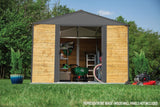 Ironwood Steel Hybrid Shed Kit, Anthracite, 8-ft x 8-ft D0G6 - product image 3