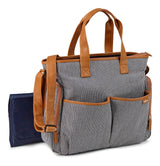 Baby Boom Fashion Tote Diaper Bag with Changing Pad, Assorted O1E3 - product image 1