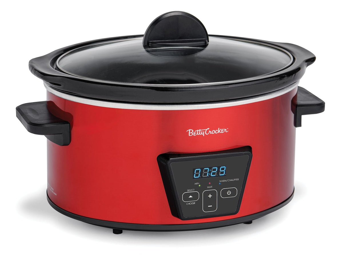 Crocker Digital Programmable Slow Cooker with Tempered Glass Lid, 5-qt I1R6 - product image 1