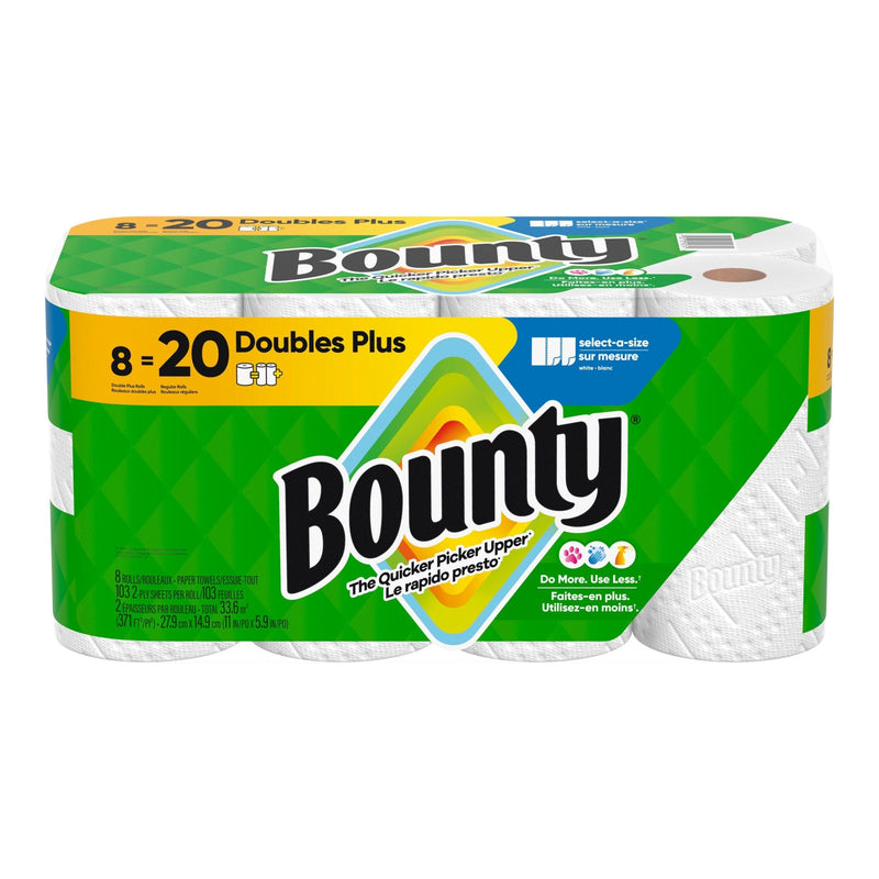 Select-A-Size Double Plus Roll Paper Towel, 2-ply, 8-pk U6U6