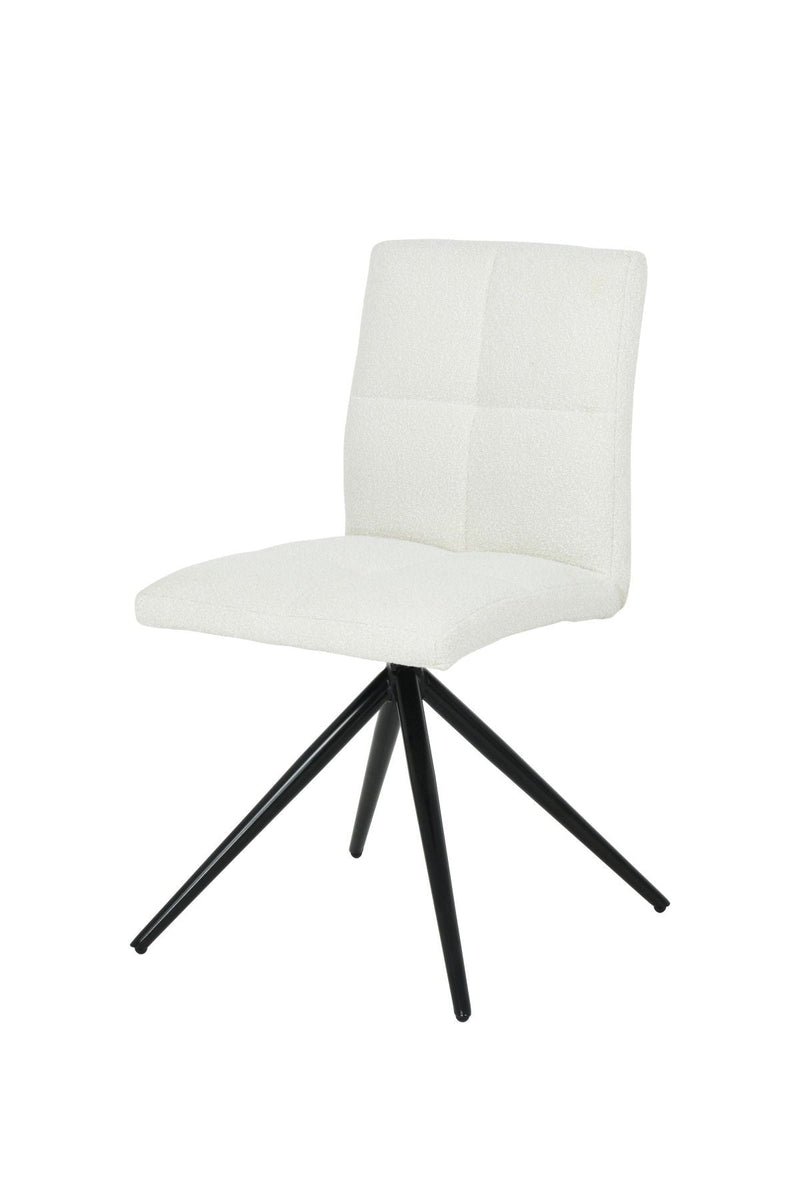 Ethan White Fabric Upholstered Armless Dining Chair, 2-pc Y5J7