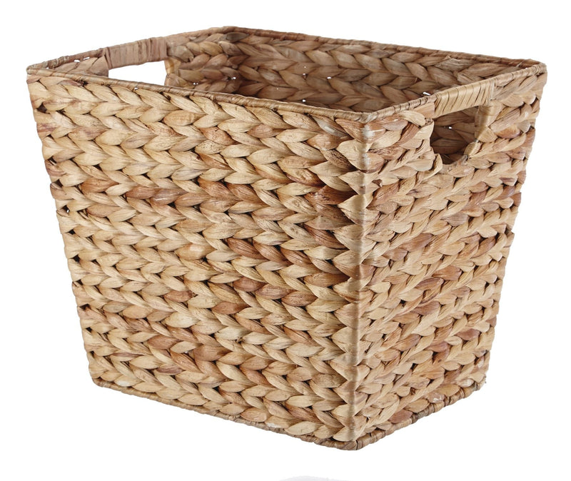 Emery Rectangular Hand Woven Storage Basket, 14.57 x 12 x 12-in E8Y1