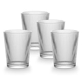 Ribbed DOF Dinner Glass Set, Lead-free, 4-pc I1V9 - product image 1