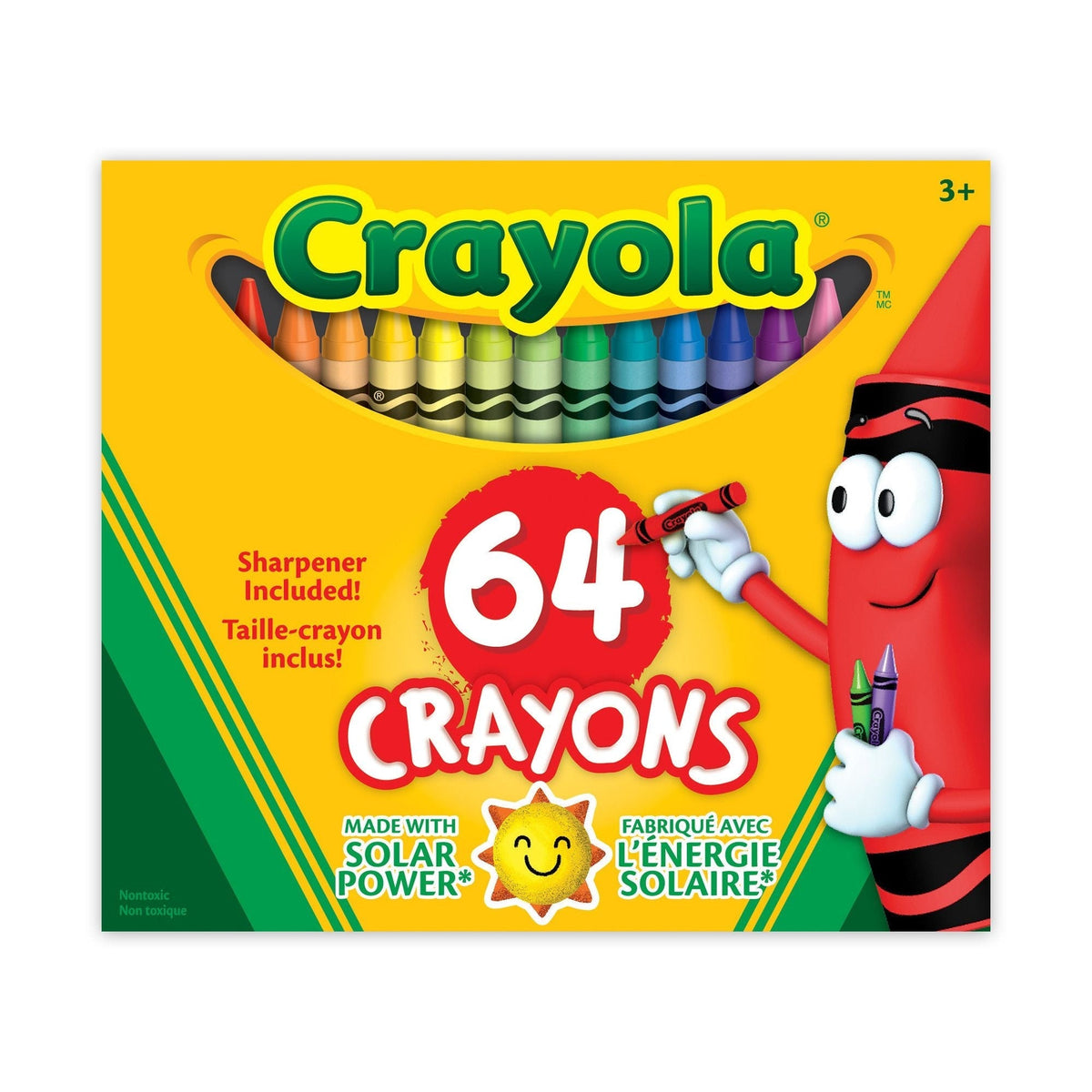 Crayons, 64 Pieces, Multicolour E2K3 - product image 1