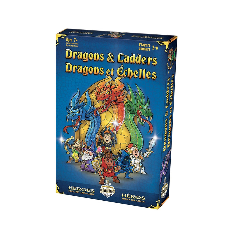 & Ladders Family Board Game, Bilingual, Ages 7+ O7Y1