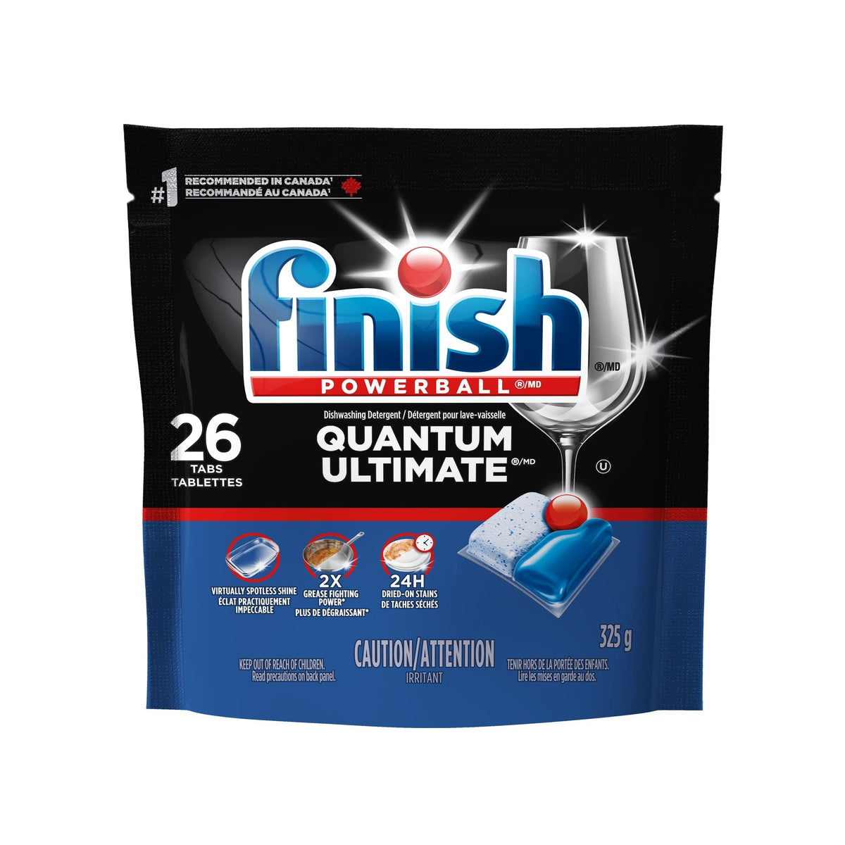 Quantum Ultimate Dishwasher Detergent Tabs, Fresh Scent, 26-pk C7L5 - product image 1