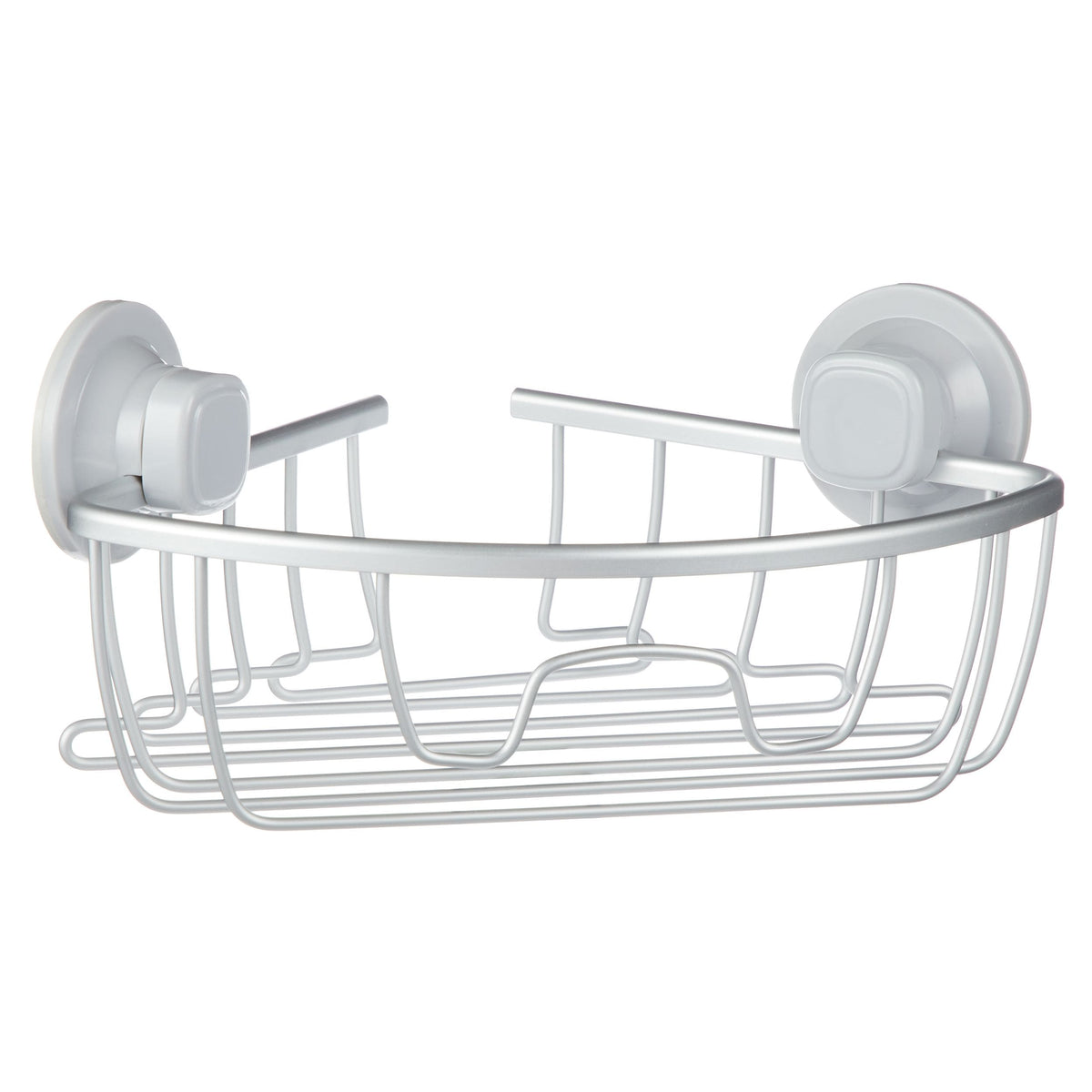 Aluminum Rust-Resistant Suction Corner Shower Caddy, 3-in x 10-in x 7.25-in P8T7 - product image 1
