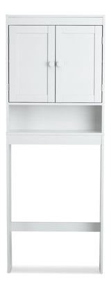 Orleans 2-Door Over-The-Toilet Spacesaver Bathroom Storage Cabinet, White L5L4 - product image 1