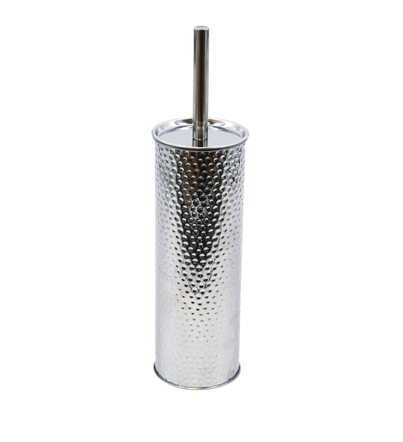 Stainless Steel Compact Long Reach Toilet Brush, Hammered Finish G1Y3