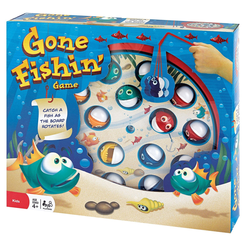 Fishin' Hand-Eye Coordination Game, Multi-Coloured, 2 Players, Ages 4+ I4U5