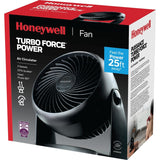 TurboForce Tilt-Head Portable Air Circulator Table/Desk Fan, 3-Speed, Black, 7-in C6B6 - product image 2