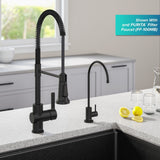 Britt Commercial Style Pull-Down Single Handle Kitchen Faucet, Matte Black U5K9 - product image 5