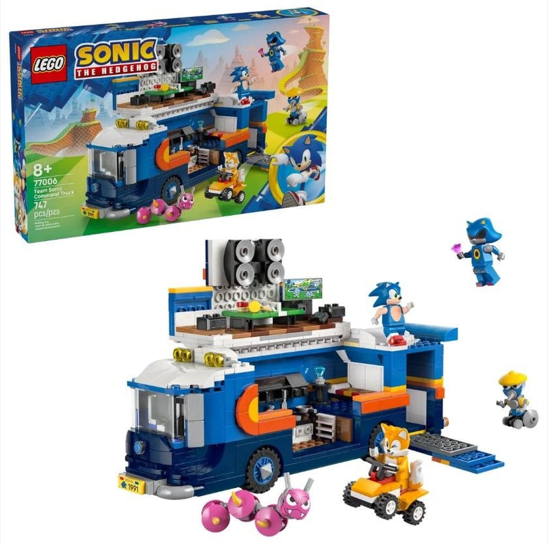 Sonic Team Sonic Command Truck - 77006, 747-pcs, Ages 8+ C9Q9