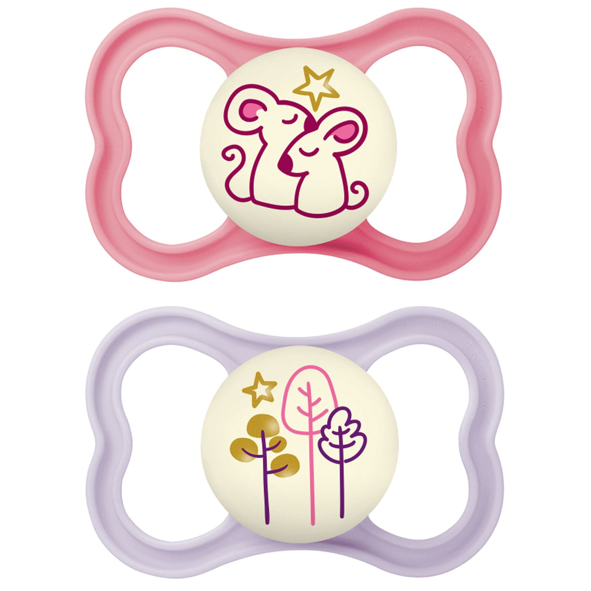 Glow in the Dark Night Pacifier, 6-16 Months, 2-pk P6V2 - product image 1