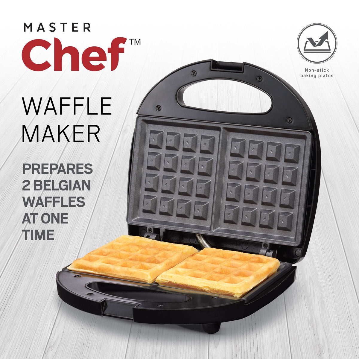 Non-Stick Waffle Maker with Indicator Lights Z8I7 - product image 5