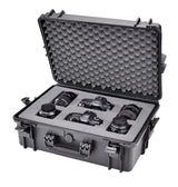 Portable IP67 Waterproof Case/Tool Box with Foam Layers, Black, Large, 22-in C2K3 - product image 3