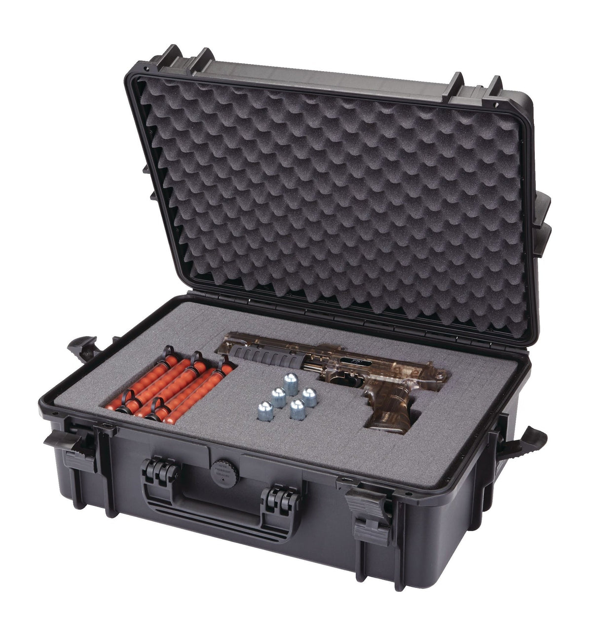 Portable IP67 Waterproof Case/Tool Box with Foam Layers, Black, Large, 22-in C2K3 - product image 4