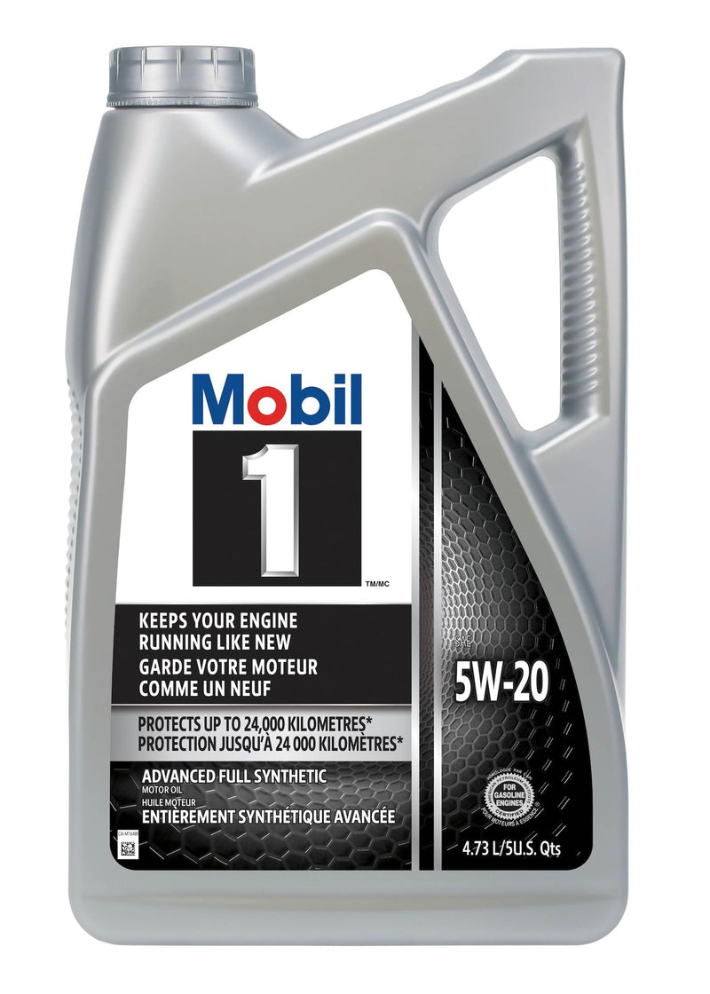1 5W20 Synthetic Engine/Motor Oil Set, 4.73-L + 1-L W6K4