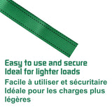 450-lb Light Duty Lashing Straps with Cam Buckle Clasps, Weatherproof, 1-in x 12-ft, 2-pk T0X0 - product image 5