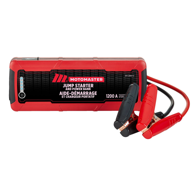 Booster Pack/Jump Starter & USB Power Bank, Lithium-ion, 1200-Amp, 12V S7O6