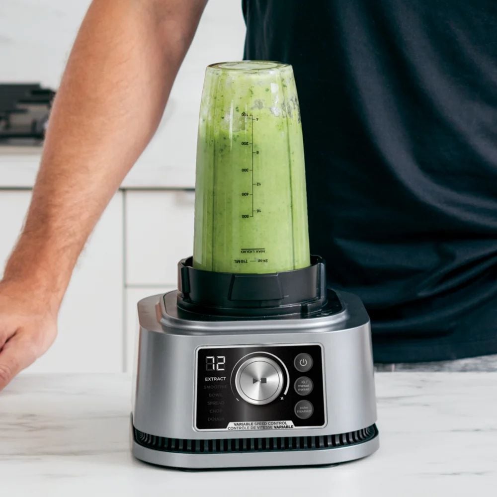 Foodi Power Blender & Processor System with Smoothie Bowl Maker & Nutrient Extractor, Silver, 1400W J9H8 - product image 8