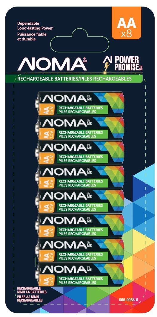 AA Ni-MH Rechargeable Battery, 8-pk V5H5 - product image 1