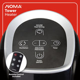 Oscillating Tower Ceramic Heater withRemote Control & Thermostat, 1500W, Black, 30-in X4I6 - product image 4