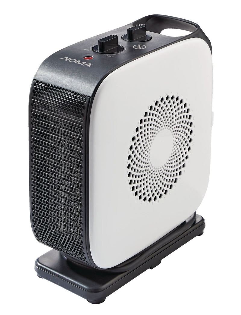 Portable Oscillating Portable Ceramic Space Heater withThermostat, 1500W, White C0S1