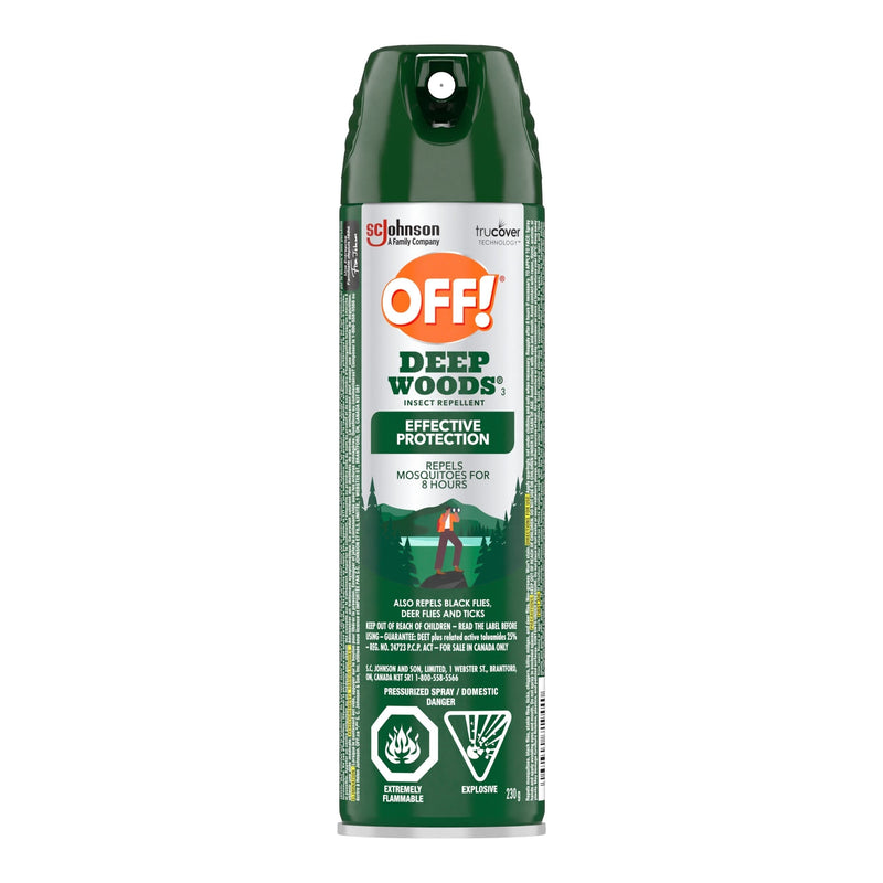 ! Deep Woods 8-Hour 25% DEET Bug Spray, 230-g D2M4