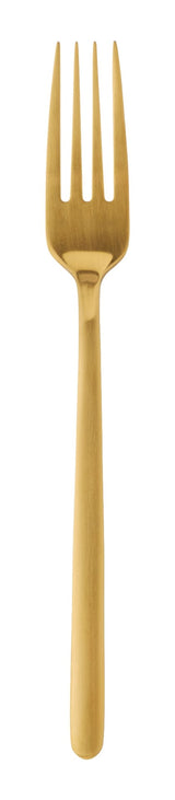Chelsey Satin Gold Finish Slim Round Stainless Steel Flatware Set, Serves 4, 20-pc A3B6 - product image 5