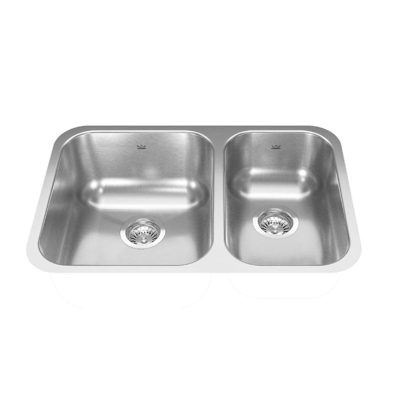 FB Double Stainless Steel Sink, 26.88x17.75-in Q1G7