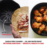 Round Non-Stick Parchment Paper Air Fryer Liner, 50-pk D9K0 - product image 3