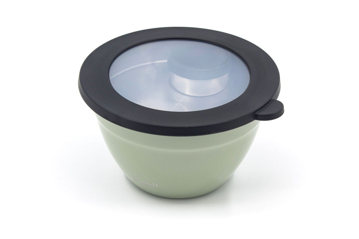 Salad Bowl Food Container Kit, Green, 64-oz W7A9 - product image 1