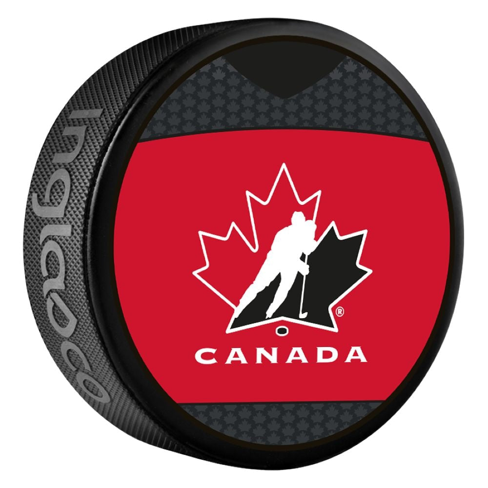 Team Canada Souvenir Hockey Puck, 6-oz I7P0 - product image 1