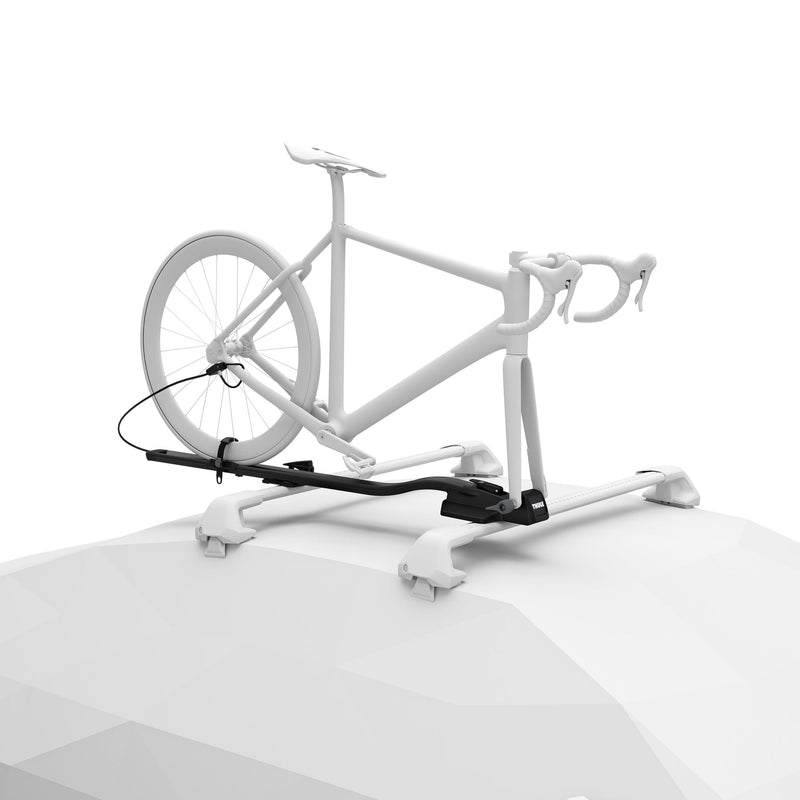 FastRide Black Lockable Fork Mount Roof Bike Rack R7L2